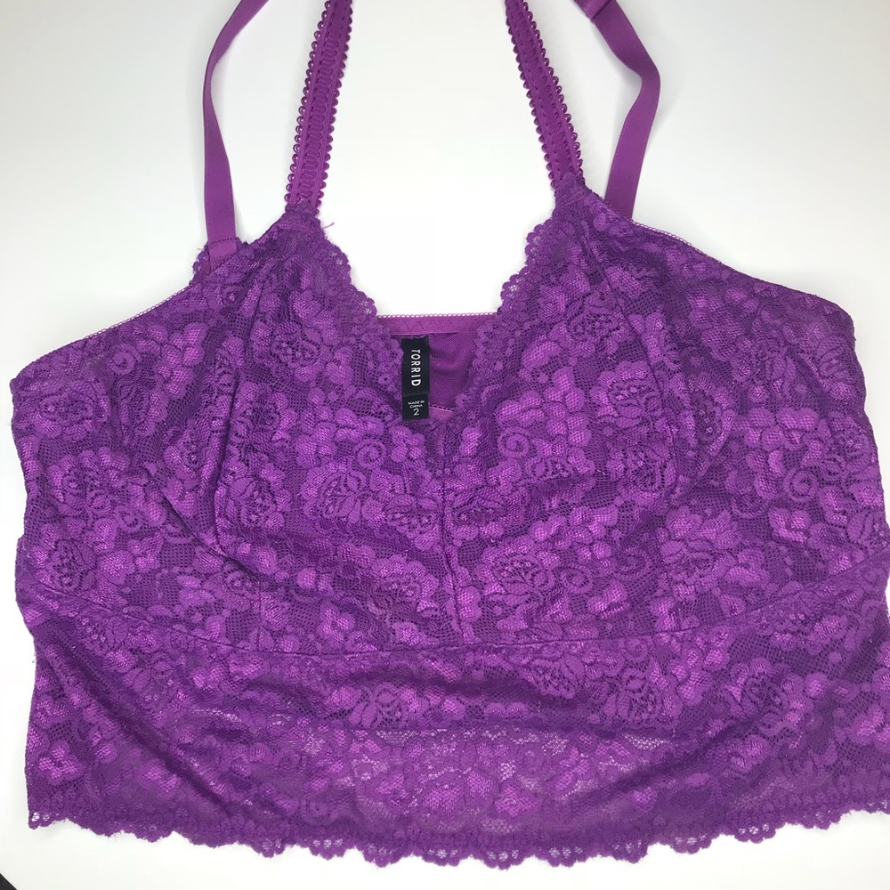 Torrid Lace Bralette size 2x